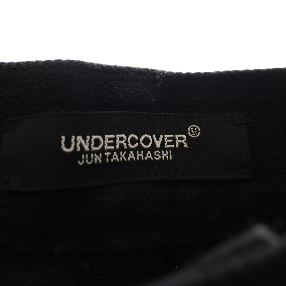 UNDERCOVER(アンダーカバー) 24SS ジップポケット スタッズ スリム デニムパンツ UC1D4502 ブラック