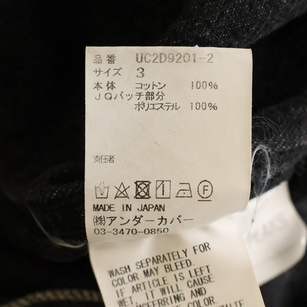 UNDERCOVER(アンダーカバー) 24SS フォトパッチデニムジャケット UC2D9201-2 ブラック