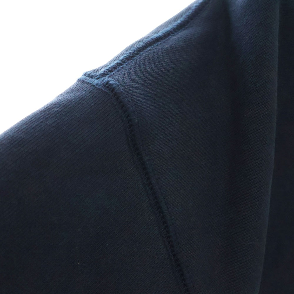 HUF(ハフ) 24AW CARRINGTON THERMAL LINED FLEECE 裏地サーマル ジップアップパーカー フーディー ネイビー FL00233