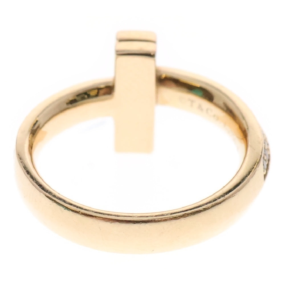 TIFFANY & Co.(ティファニー) Tワン ナロー ダイヤモンドリング 750PG ピンクゴールド