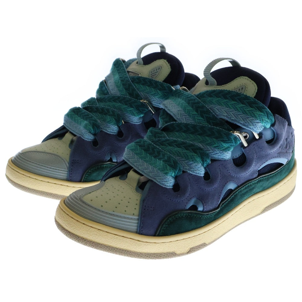 LANVIN(ランバン) Leather Curb Sneakers レザー カーブ ローカットスニーカー マルチ FM-SKRK11-DRAG-A22