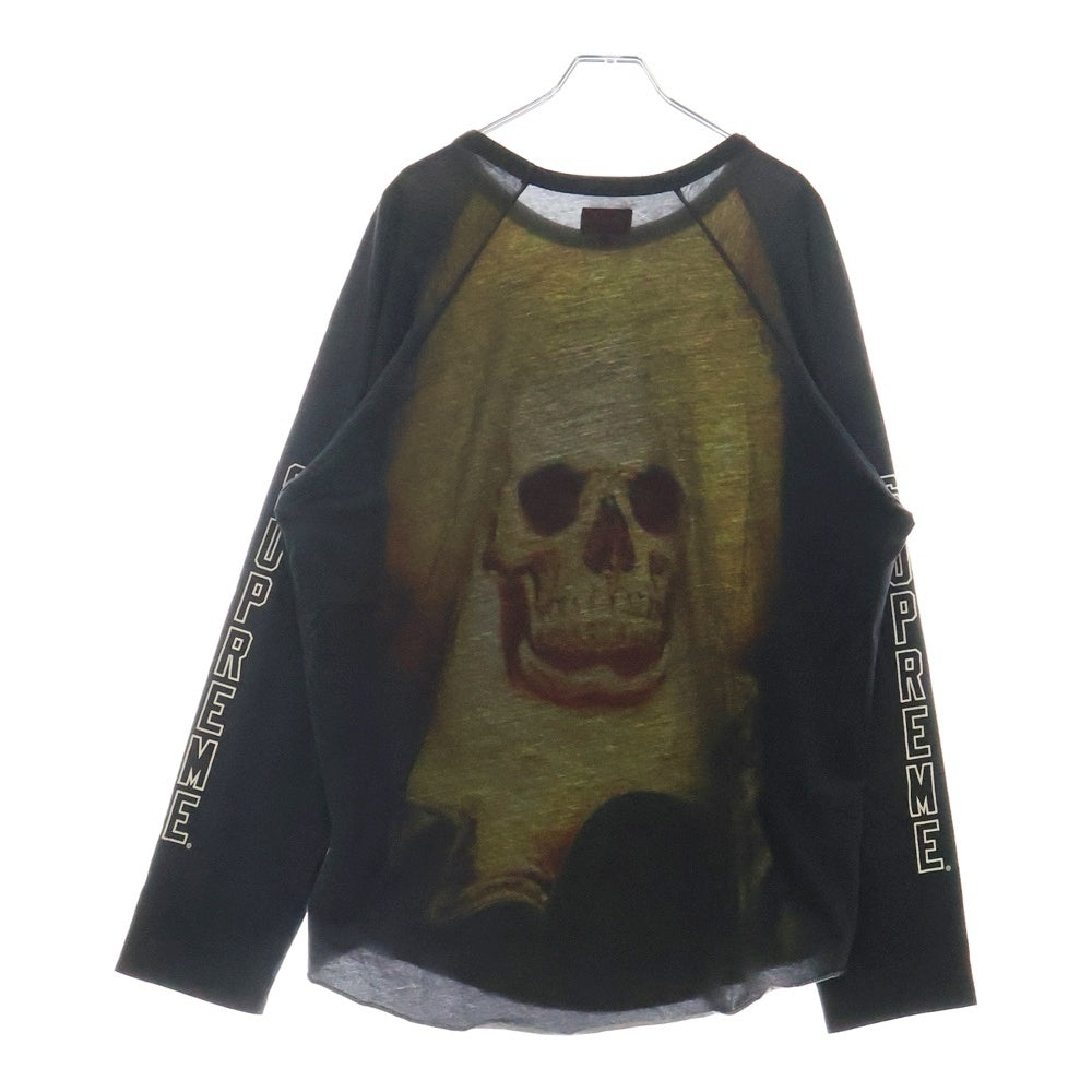 SUPREME(シュプリーム) 19SS Ghost Rider Raglan L/S Top ゴーストライダー ラグランシャツ 長袖Tシャツ ブラック