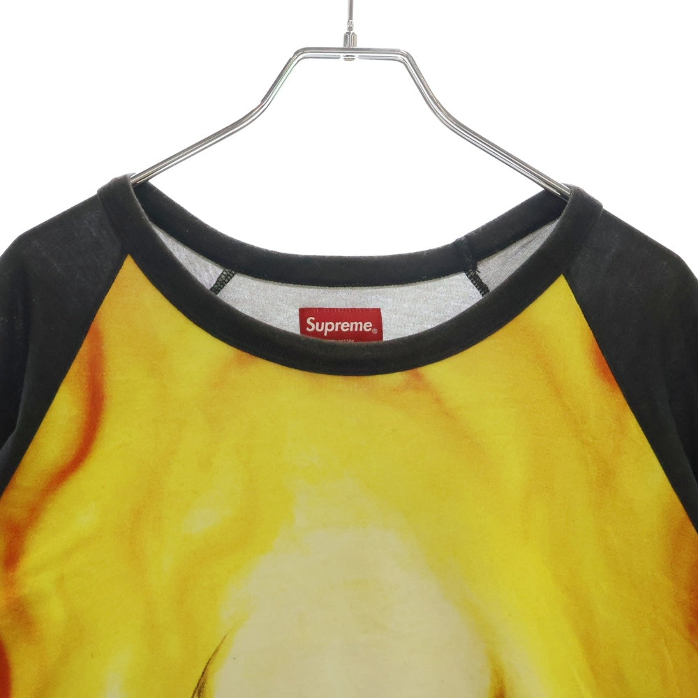 SUPREME(シュプリーム) 19SS Ghost Rider Raglan L/S Top ゴーストライダー ラグランシャツ 長袖Tシャツ ブラック