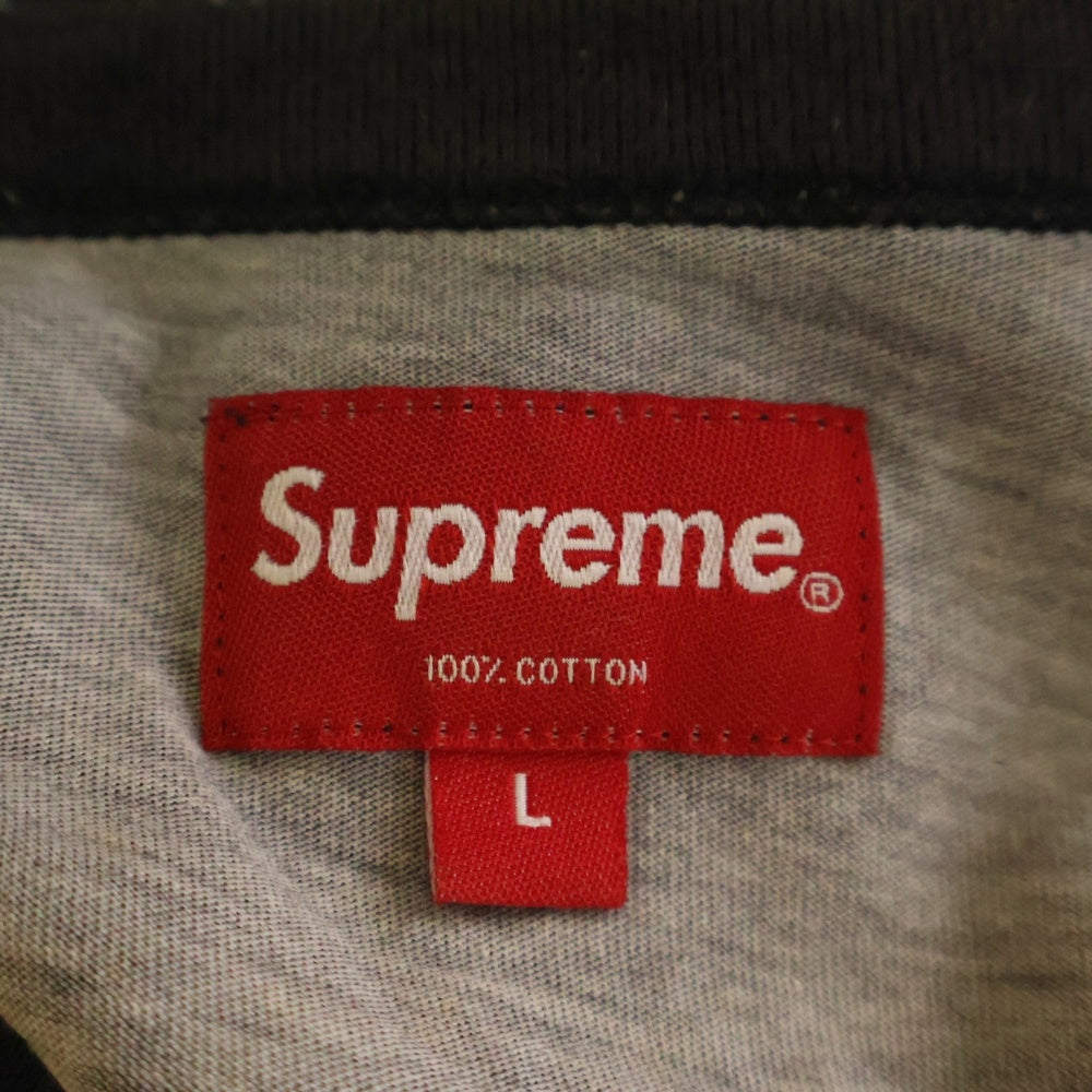 SUPREME(シュプリーム) 19SS Ghost Rider Raglan L/S Top ゴーストライダー ラグランシャツ 長袖Tシャツ ブラック