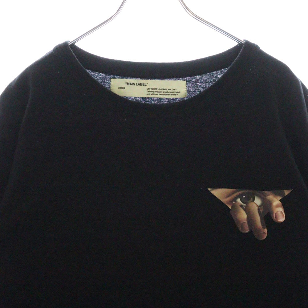 OFF-WHITE(オフホワイト) 17AW Eyes Seeing Things T-Shirt 半袖Tシャツ ブラック OMAA002F17185014