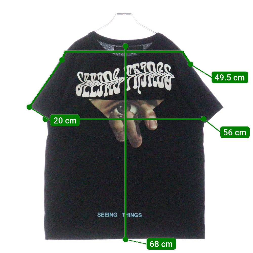 OFF-WHITE(オフホワイト) 17AW Eyes Seeing Things T-Shirt 半袖Tシャツ ブラック OMAA002F17185014
