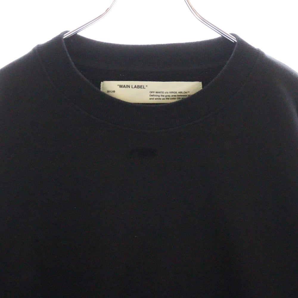 OFF-WHITE(オフホワイト) 18AW Logo Sweatshirt クルーネックスウェットトレーナー ブラック レディース OWBA026E18003038
