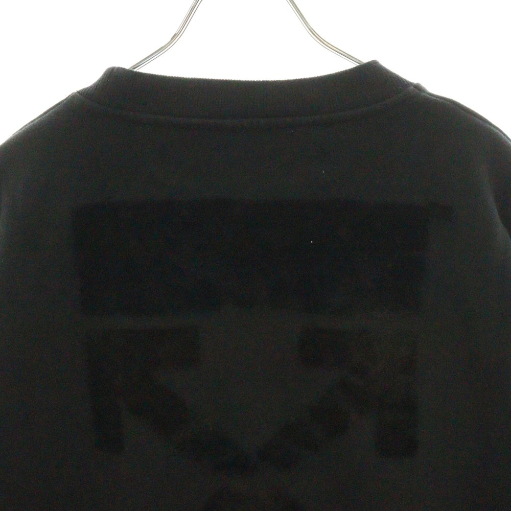 OFF-WHITE(オフホワイト) 18AW Logo Sweatshirt クルーネックスウェットトレーナー ブラック レディース OWBA026E18003038