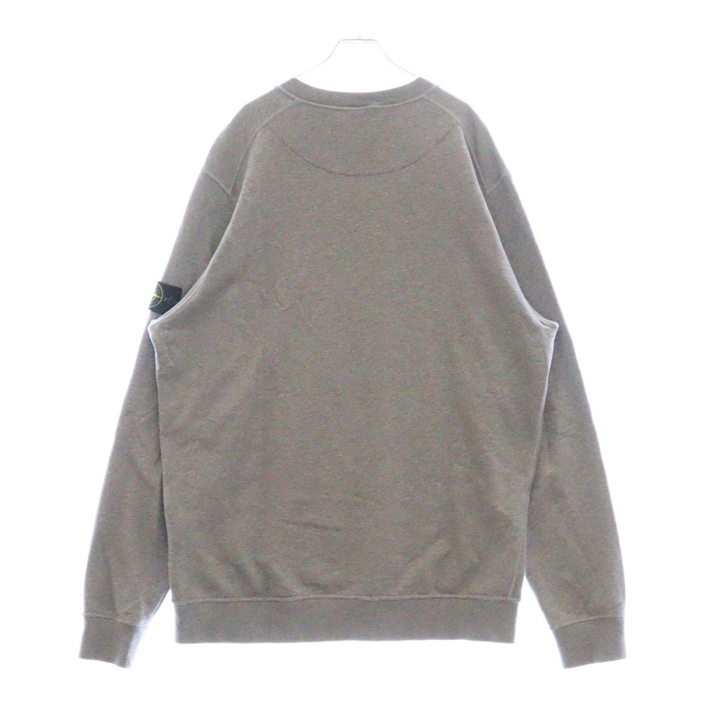 STONE ISLAND(ストーンアイランド) Sweatshirt ロゴワッペン クルーネックスウェットトレーナー グレー 101563051
