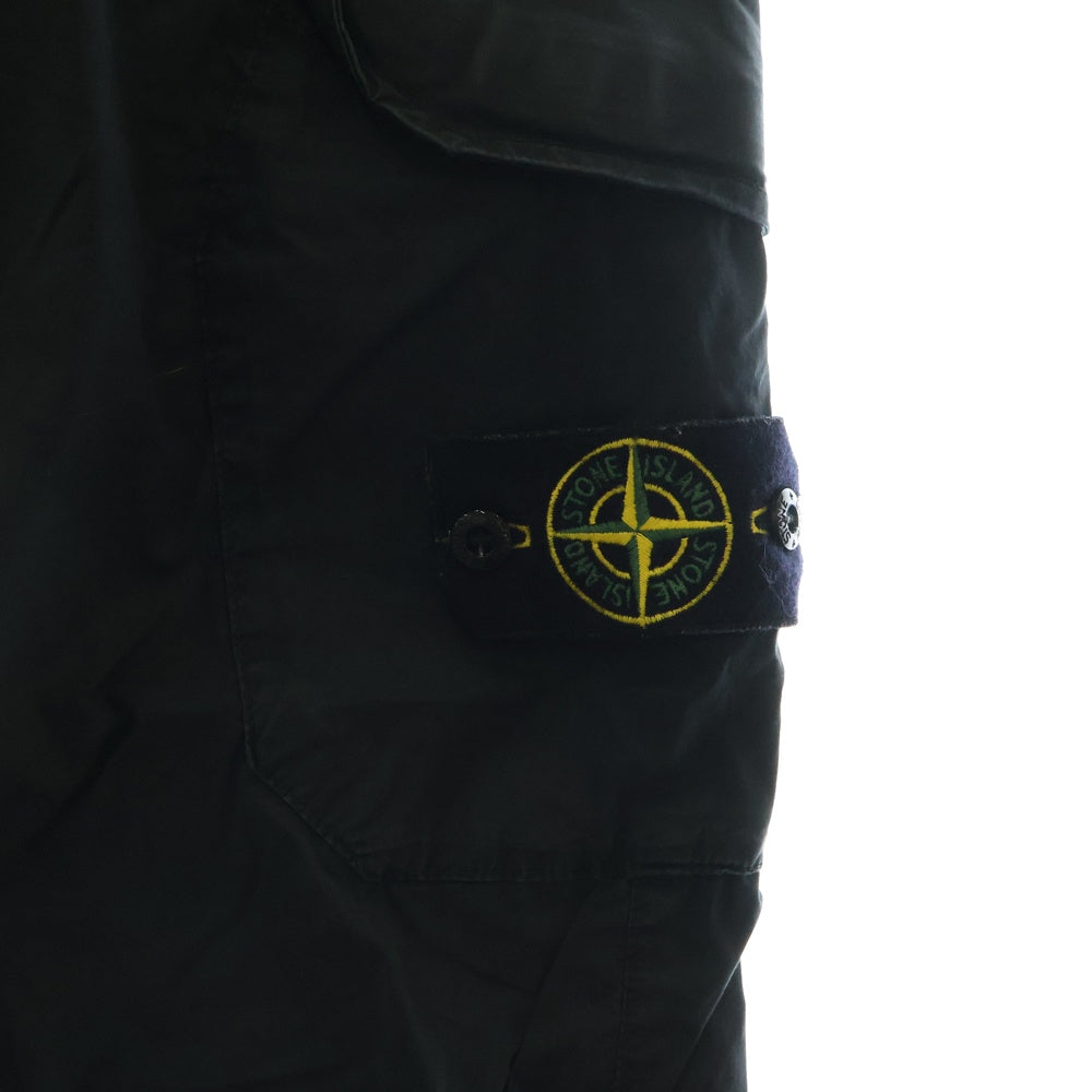STONE ISLAND(ストーンアイランド) Cotton Poplin Strech Cargo Pants ロゴワッペン カーゴパンツ ネイビー 721531403