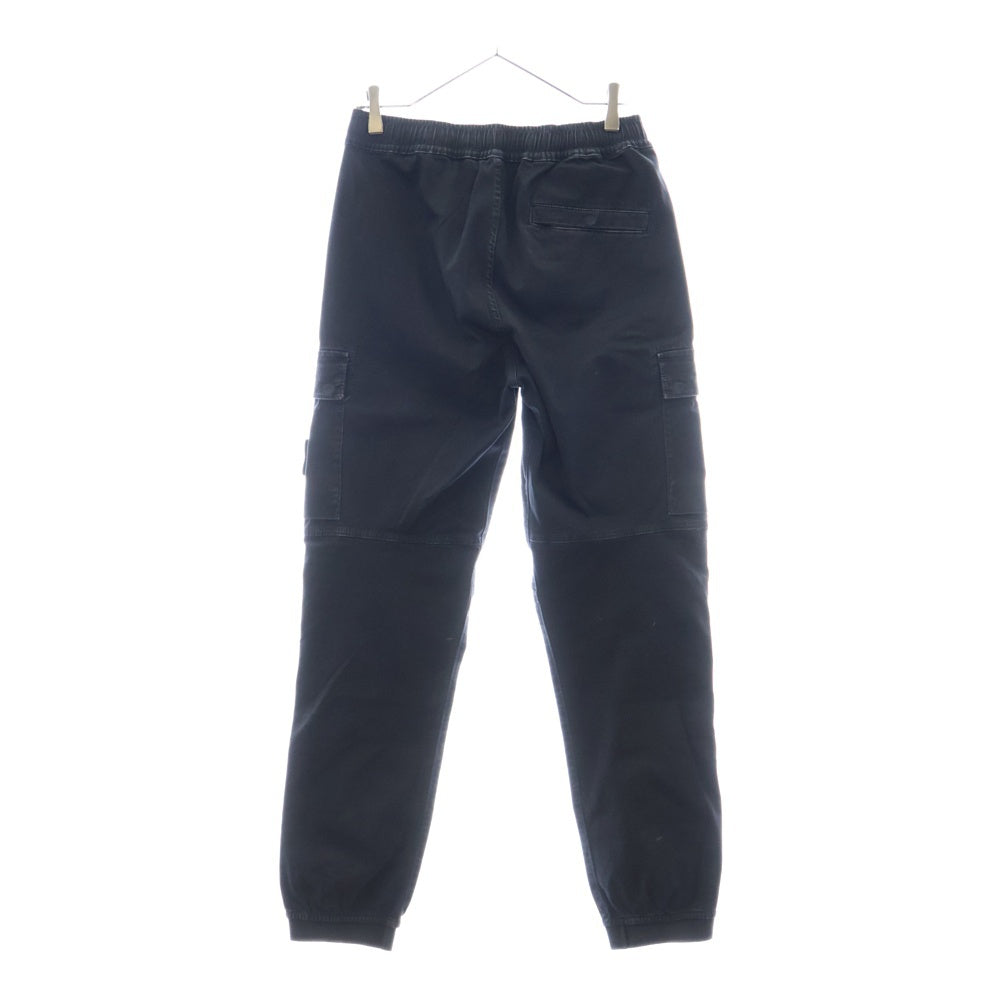 STONE ISLAND(ストーンアイランド) Cargo Pants ロゴワッペン ウォッシュド加工カーゴパンツ ブラック 7715313L1