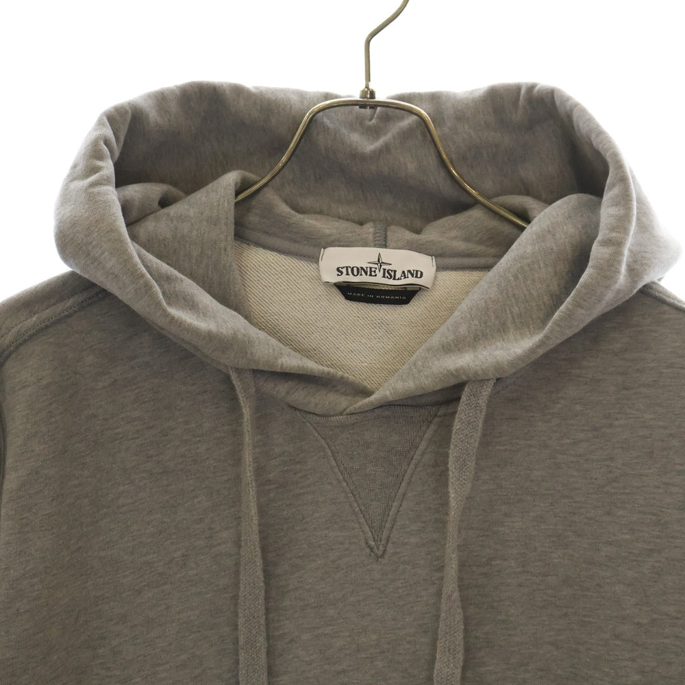 STONE ISLAND(ストーンアイランド) Hoodie ロゴワッペン プルオーバースウェットパーカー フーディー グレー 701562851