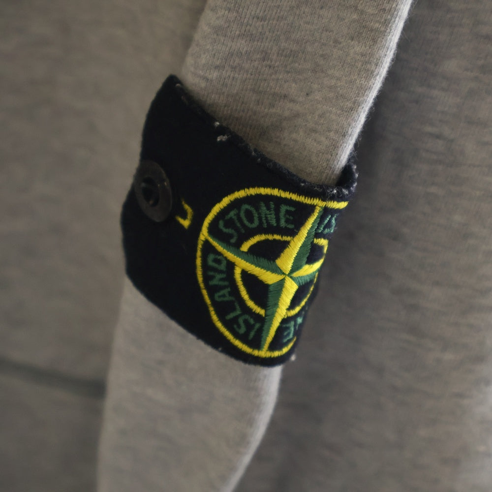STONE ISLAND(ストーンアイランド) Hoodie ロゴワッペン プルオーバースウェットパーカー フーディー グレー 701562851