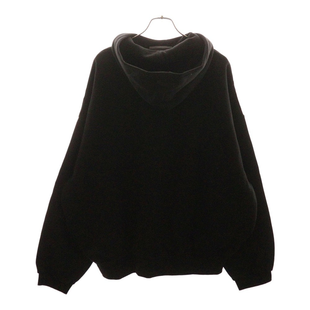 FEAR OF GOD ESSENTIALS(フィアオブゴッド エッセンシャルズ) Hoodie フロントロゴ プルオーバースウェットパーカー フーディー ブラック