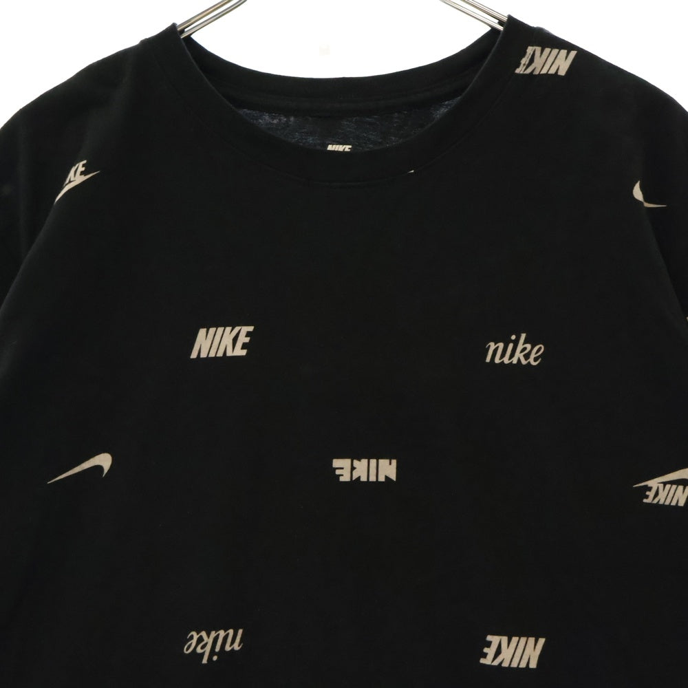 NIKE(ナイキ) NSW CLUB 総柄半袖Tシャツ ブラック FD1280-010