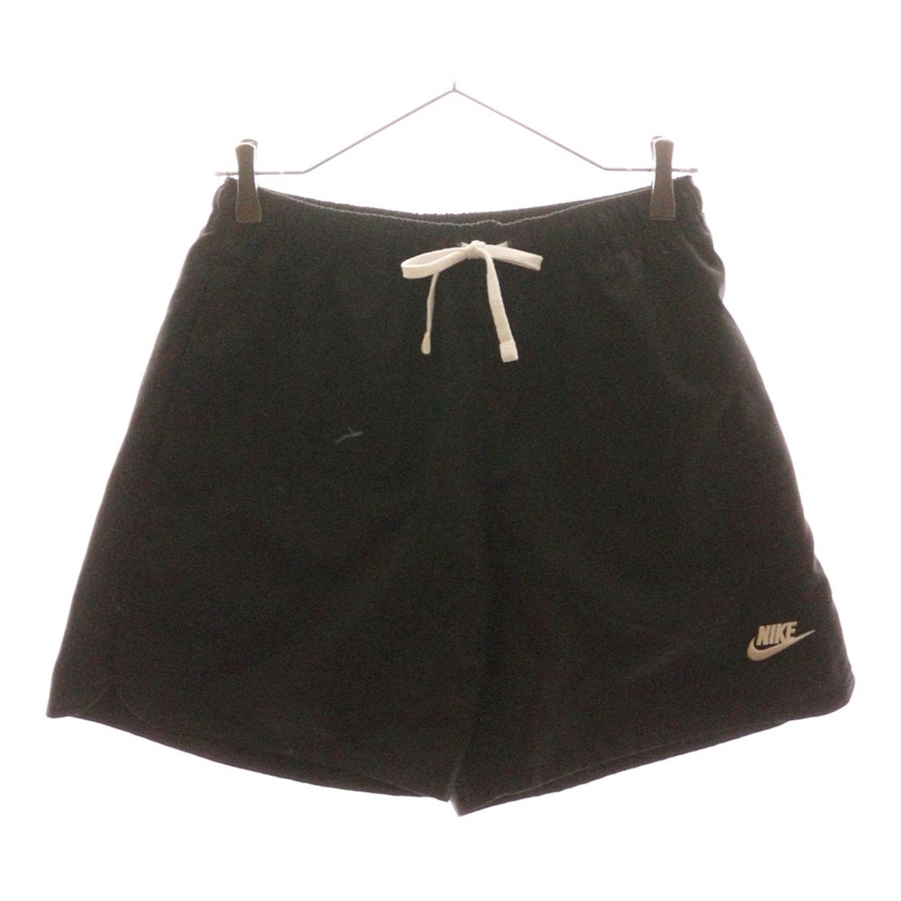 NIKE(ナイキ) AS MNK CLUB WVN LND FLOW SHORT ロゴ刺繍 ナイロンハーフパンツ ショーツ ブラック DM6830-010