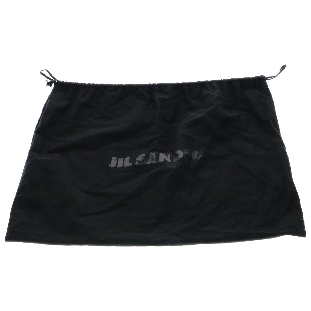 JIL SANDER(ジルサンダー) Leather Shoulder Bag レザーショルダーバッグ ブラック