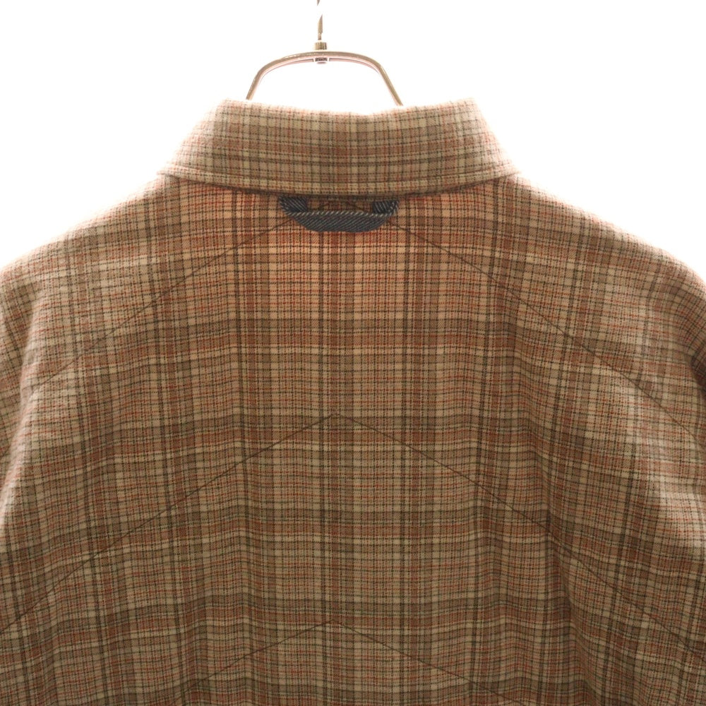 Acne Studios(アクネ ストゥディオズ) Check Jacket 中綿チェックシャツジャケット ベージュ FN-MN-SHIR000417 BB0564-