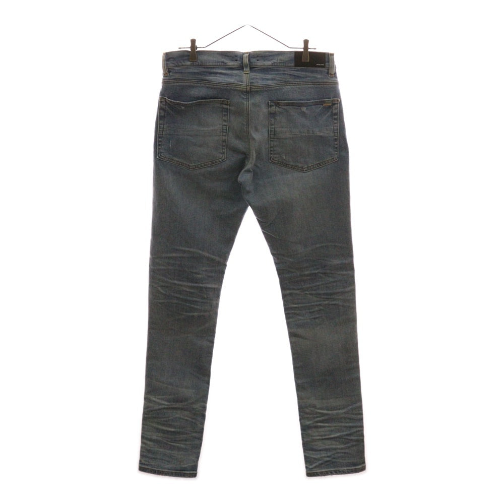 AMIRI(アミリ) STACK JEAN ダメージ加工 デニムスキニーパンツ インディゴ PS24MDS001