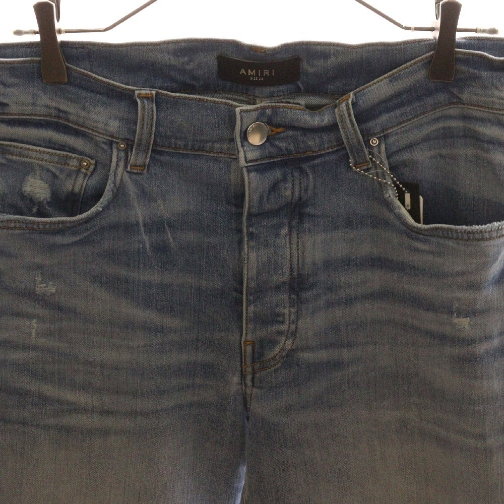 AMIRI(アミリ) STACK JEAN ダメージ加工 デニムスキニーパンツ インディゴ PS24MDS001