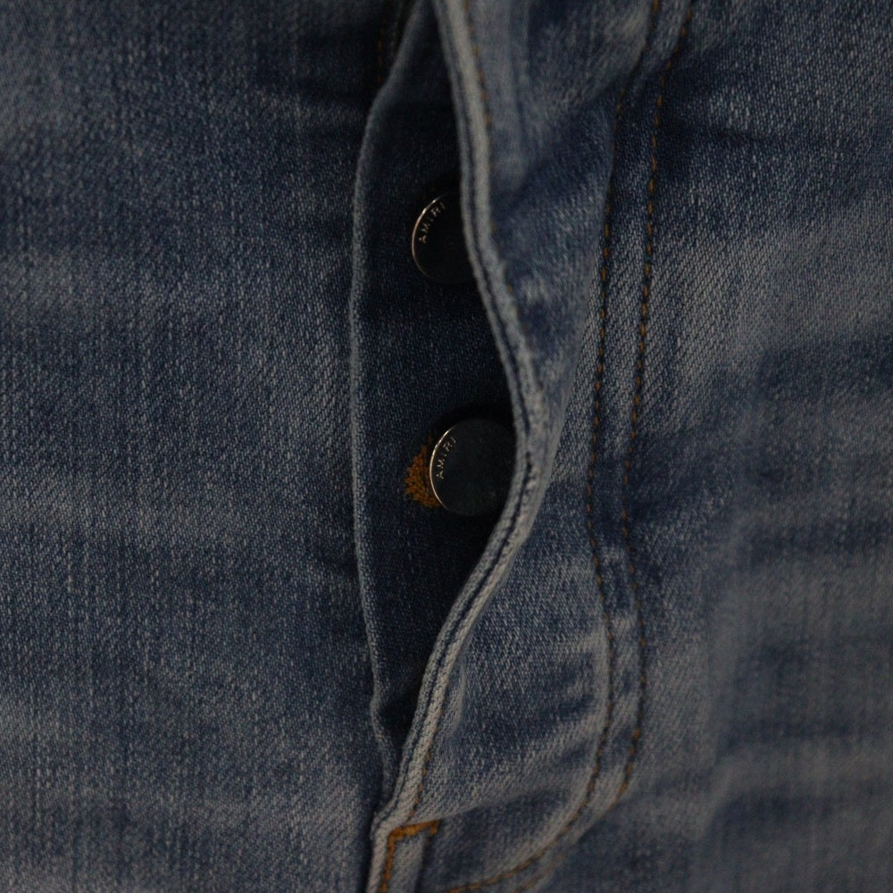 AMIRI(アミリ) STACK JEAN ダメージ加工 デニムスキニーパンツ インディゴ PS24MDS001