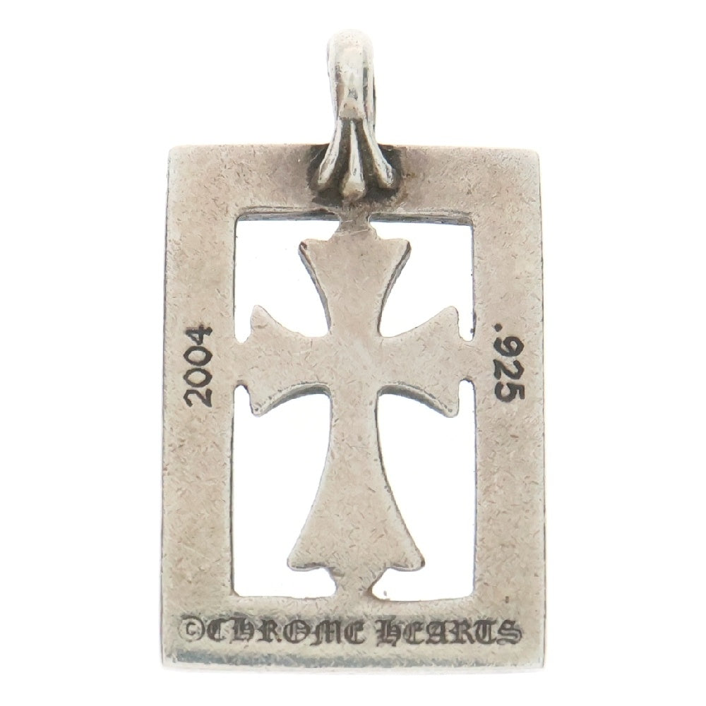 CHROME HEARTS(クロムハーツ) FRMD OPN BBYFAT フレームドオープンベイビーファット ペンダントトップ シルバー BCA274