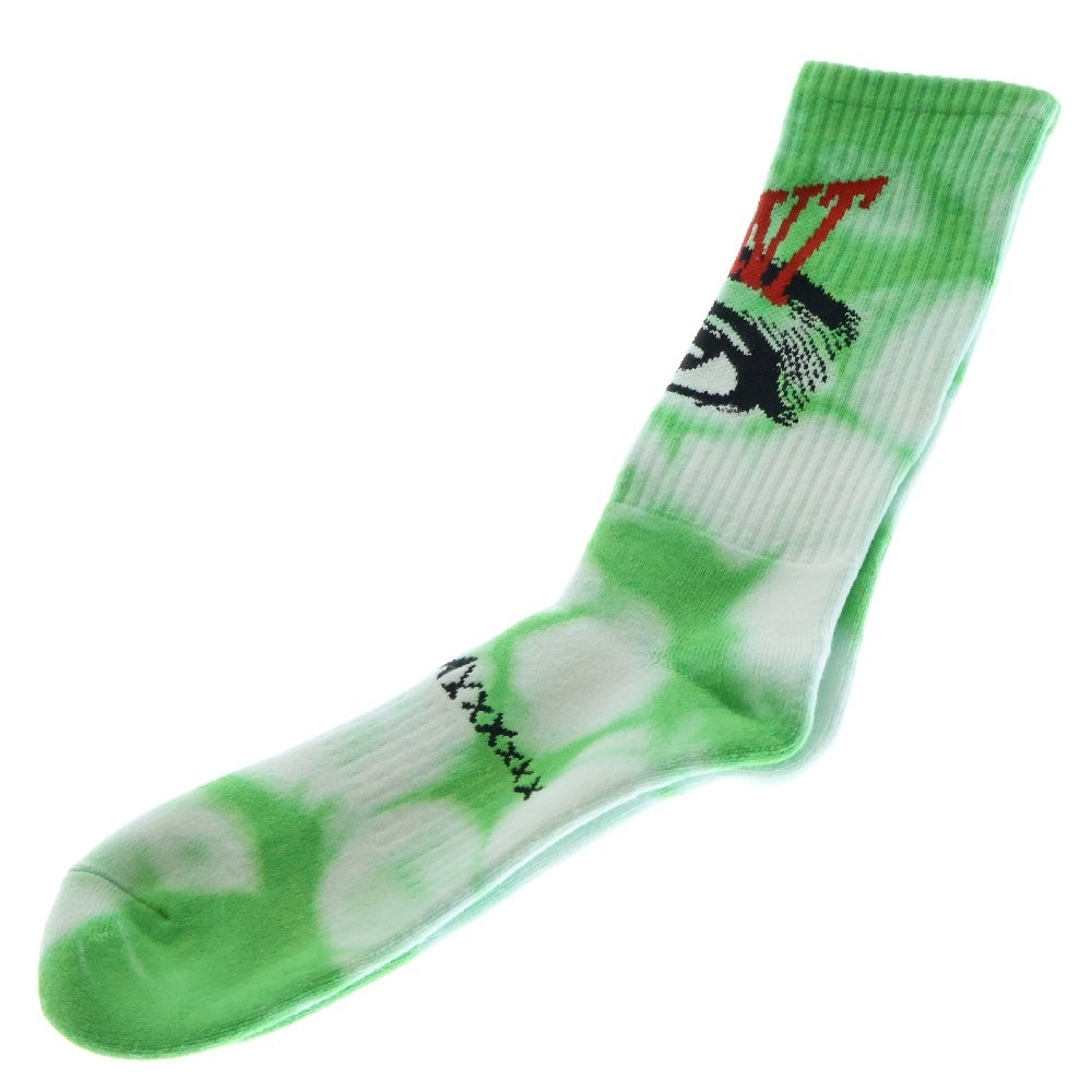 SAINT MICHAEL(セントマイケル) SOCKS EYES ソックス 靴下 グリーン