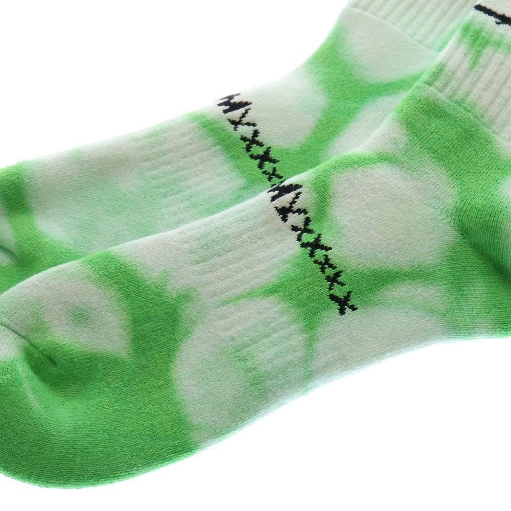 SAINT MICHAEL(セントマイケル) SOCKS EYES ソックス 靴下 グリーン