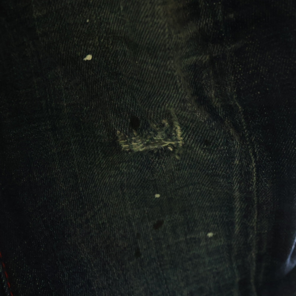 DSQUARED2(ディースクエアード) 17AW Tidy Biker Jean ダメージ加工 ペイントスキニーデニムパンツ インディゴ S74LB0203