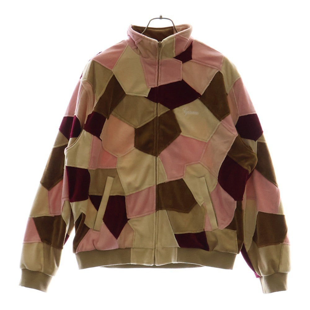 SUPREME(シュプリーム) 25SS Patchwork Velour Track Jacket パッチワーク ベロアトラックジャケット マルチ