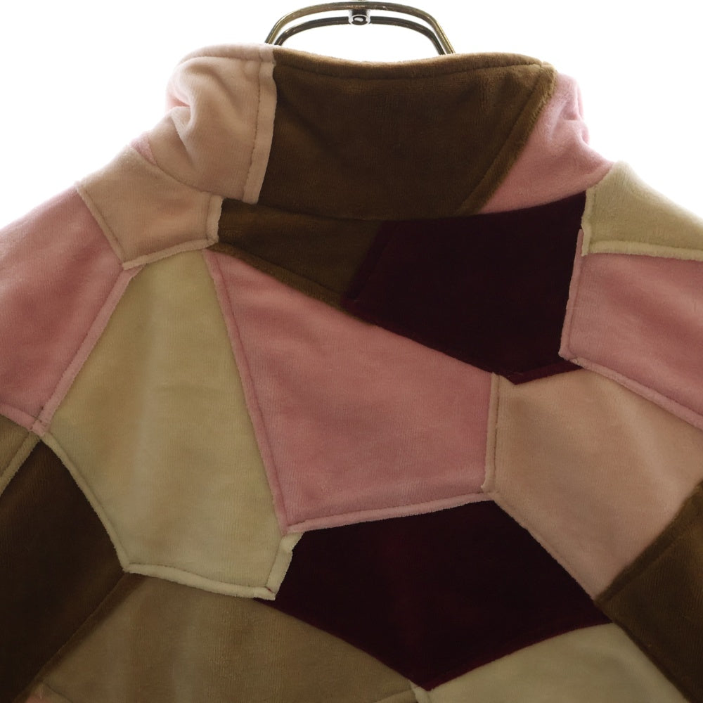 SUPREME(シュプリーム) 25SS Patchwork Velour Track Jacket パッチワーク ベロアトラックジャケット マルチ