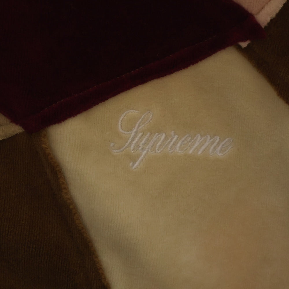 SUPREME(シュプリーム) 25SS Patchwork Velour Track Jacket パッチワーク ベロアトラックジャケット マルチ