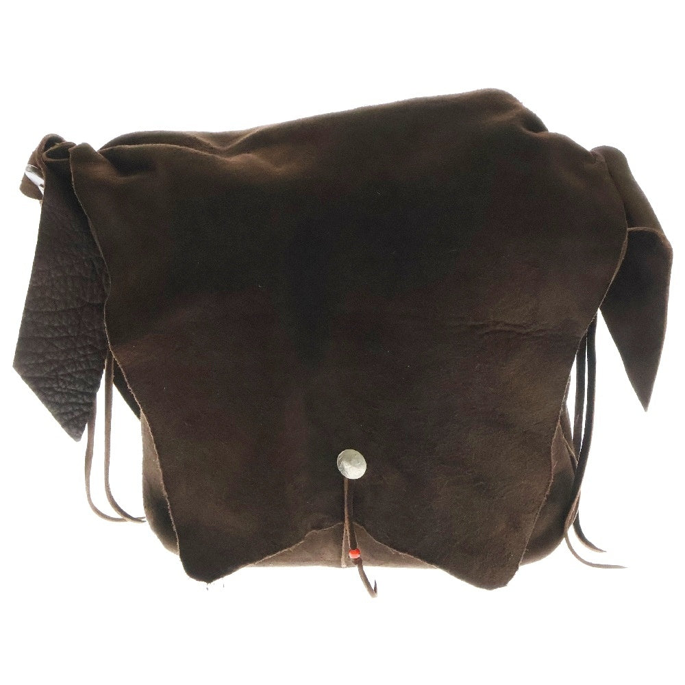 goro's(ゴローズ) Deer Skin Bag ディアスキンバッグ ポーチ付 ショルダーバッグ ブラウン