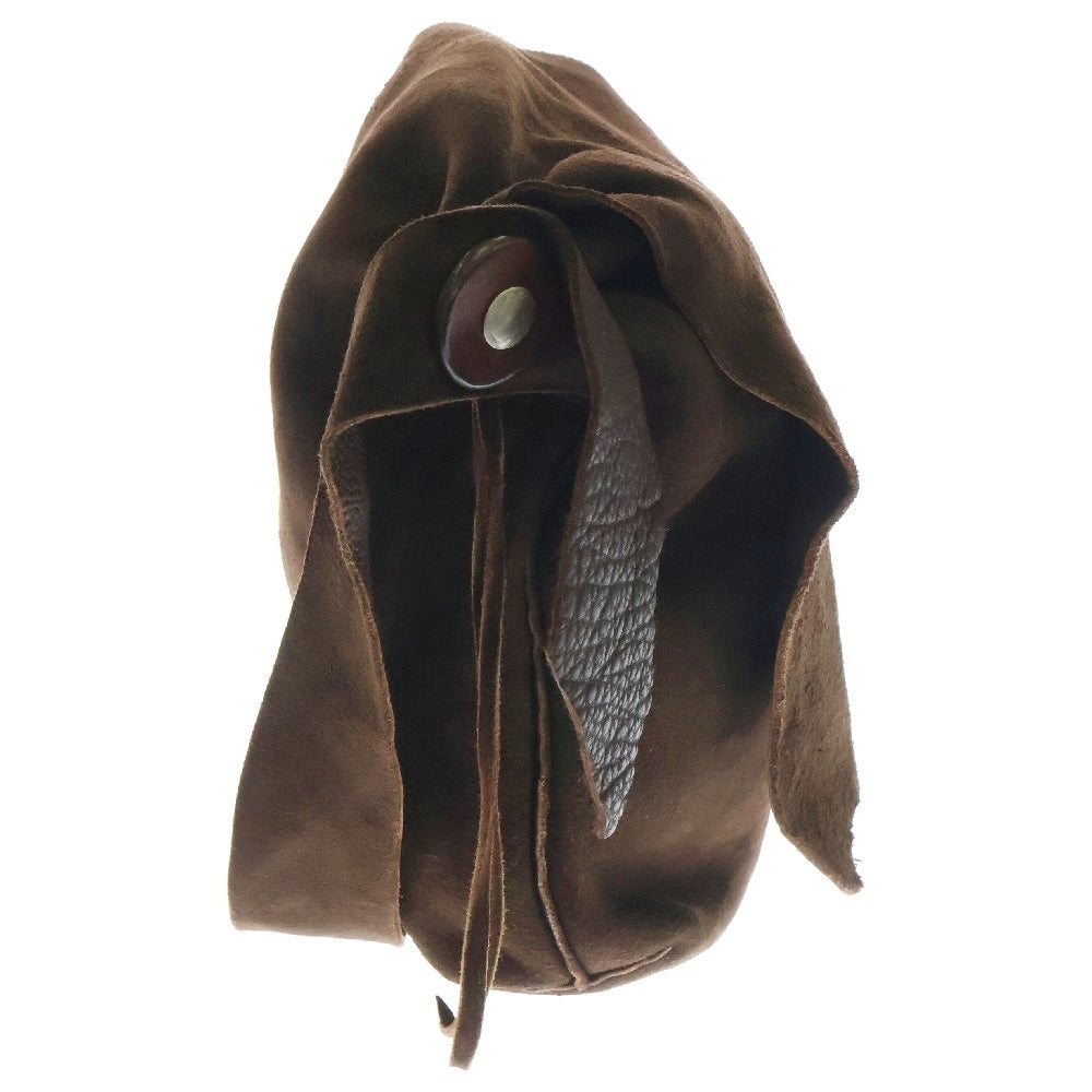 goro's(ゴローズ) Deer Skin Bag ディアスキンバッグ ポーチ付 ショルダーバッグ ブラウン
