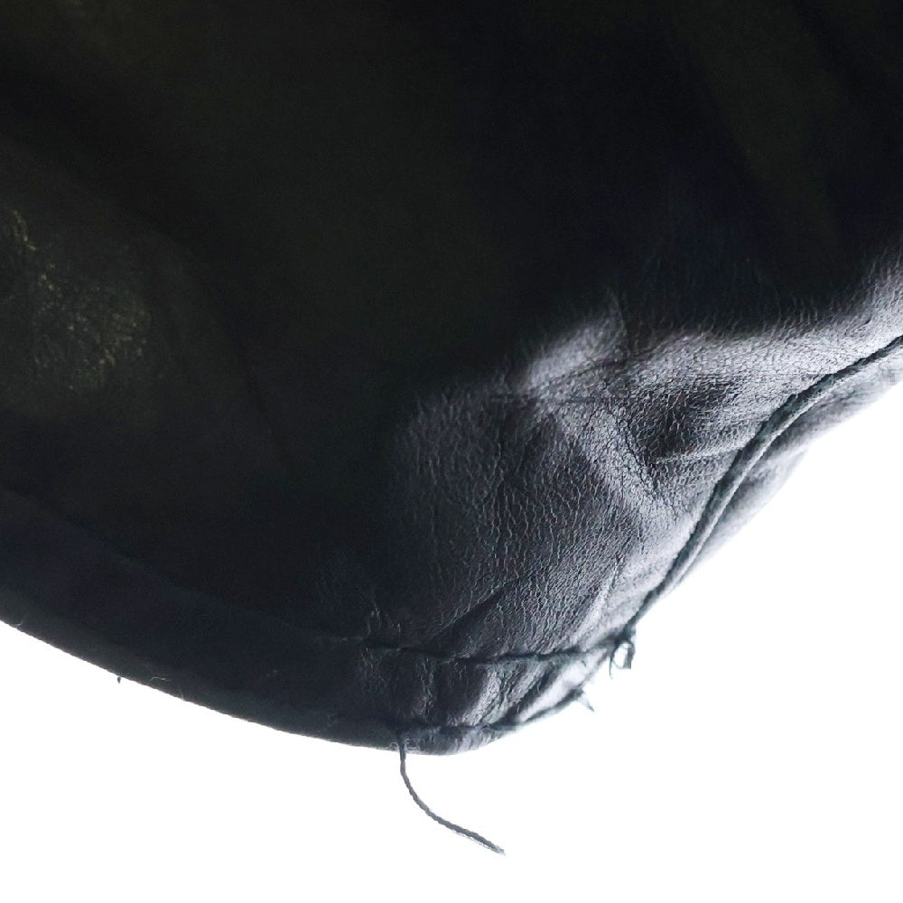 yoused(ユーズド) Leather Drivers Jacket レザードライバーズジャケット ブラック