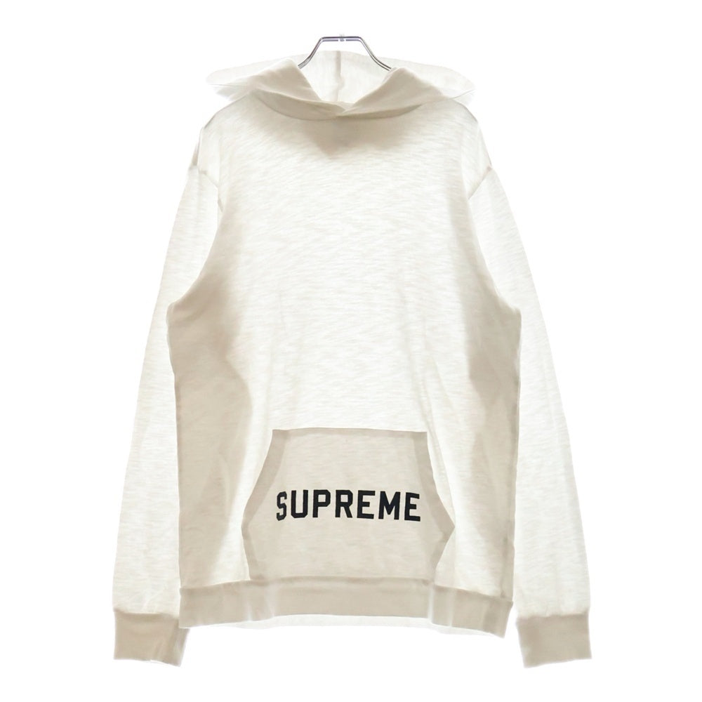 SUPREME(シュプリーム) 14SS Athletic Hooded L/S Tee アスレティックフーディー プルオーバーパーカー ホワイト