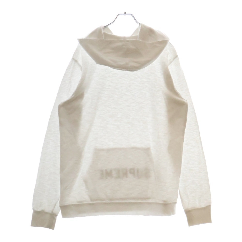 SUPREME(シュプリーム) 14SS Athletic Hooded L/S Tee アスレティックフーディー プルオーバーパーカー ホワイト