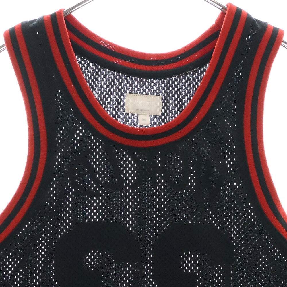 SUPREME(シュプリーム) 11SS Basketball Jersey バスケットボールジャージー メッシュタンクトップ ノースリーブシャツ ブラック