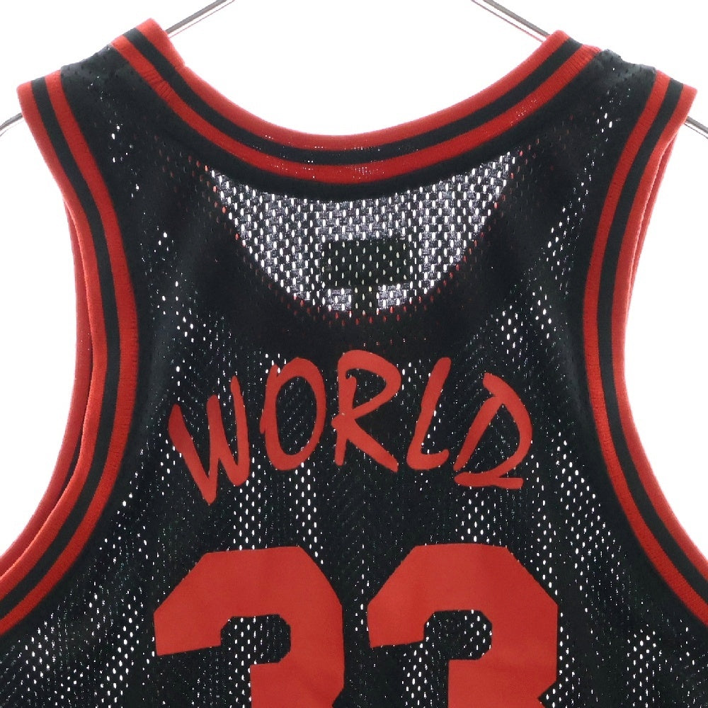SUPREME(シュプリーム) 11SS Basketball Jersey バスケットボールジャージー メッシュタンクトップ ノースリーブシャツ ブラック