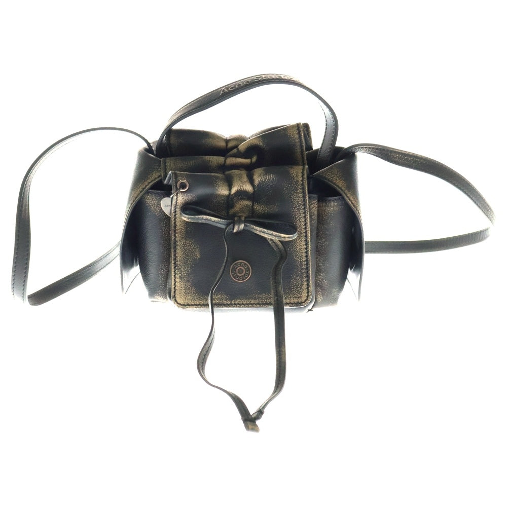 Acne Studios(アクネ ストゥディオズ) Multipocket Mini bag マルチポケット ミニバッグ 2way ハンドバッグ ショルダーバッグ ブラウン