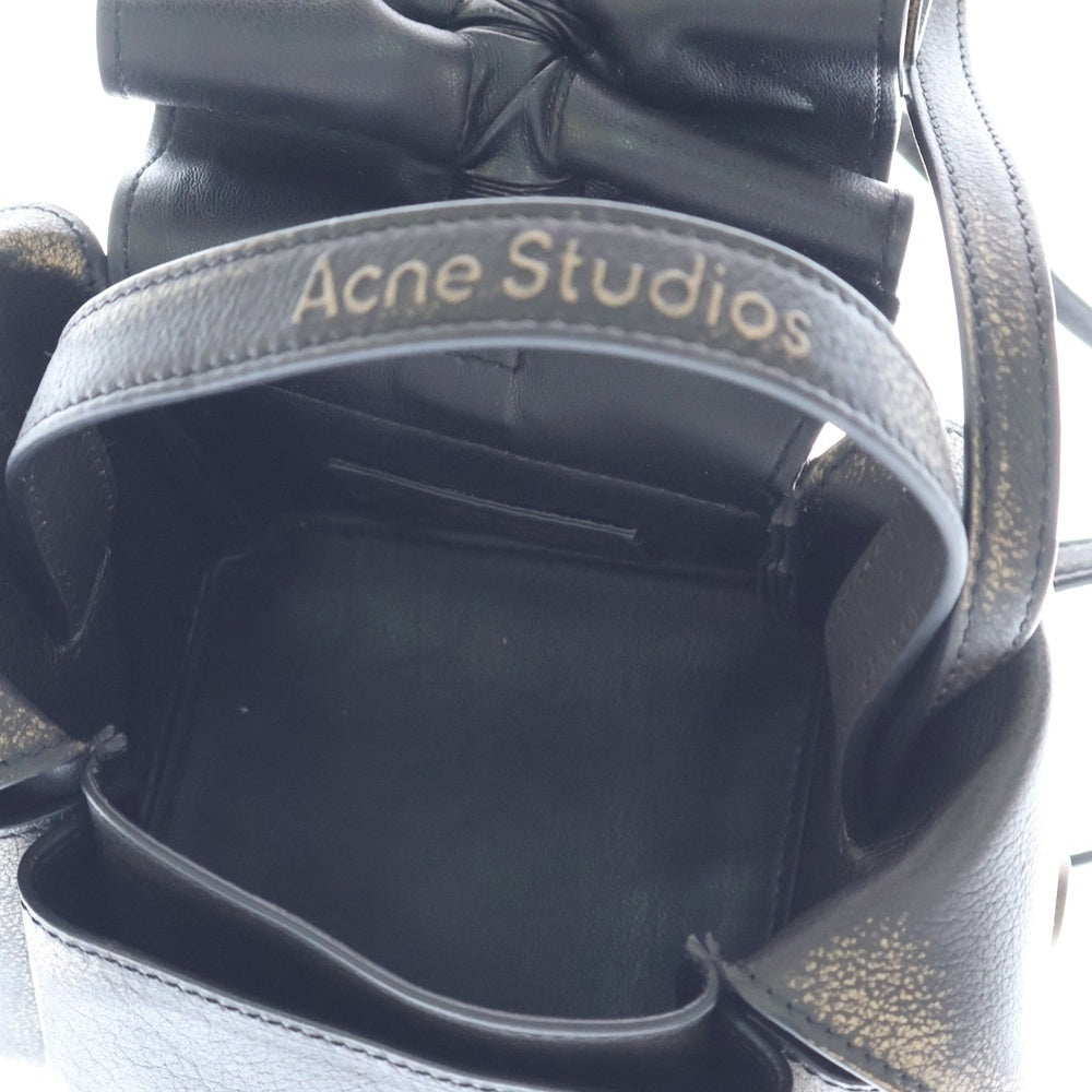 Acne Studios(アクネ ストゥディオズ) Multipocket Mini bag マルチポケット ミニバッグ 2way ハンドバッグ ショルダーバッグ ブラウン