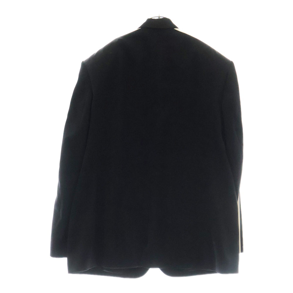BALENCIAGA(バレンシアガ) 23SS ×adidas アディダス テクニカルテイラーツイル オーバーサイズ サイドスリーストライプ テーラードジャケット ブラック 725143 TI048