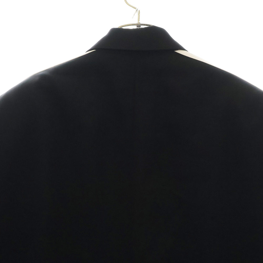 BALENCIAGA(バレンシアガ) 23SS ×adidas アディダス テクニカルテイラーツイル オーバーサイズ サイドスリーストライプ テーラードジャケット ブラック 725143 TI048