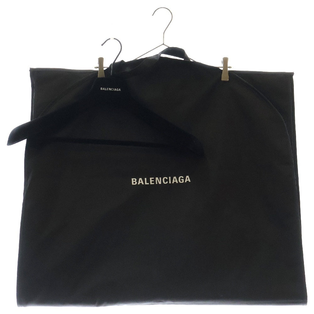 BALENCIAGA(バレンシアガ) 23SS ×adidas アディダス テクニカルテイラーツイル オーバーサイズ サイドスリーストライプ テーラードジャケット ブラック 725143 TI048