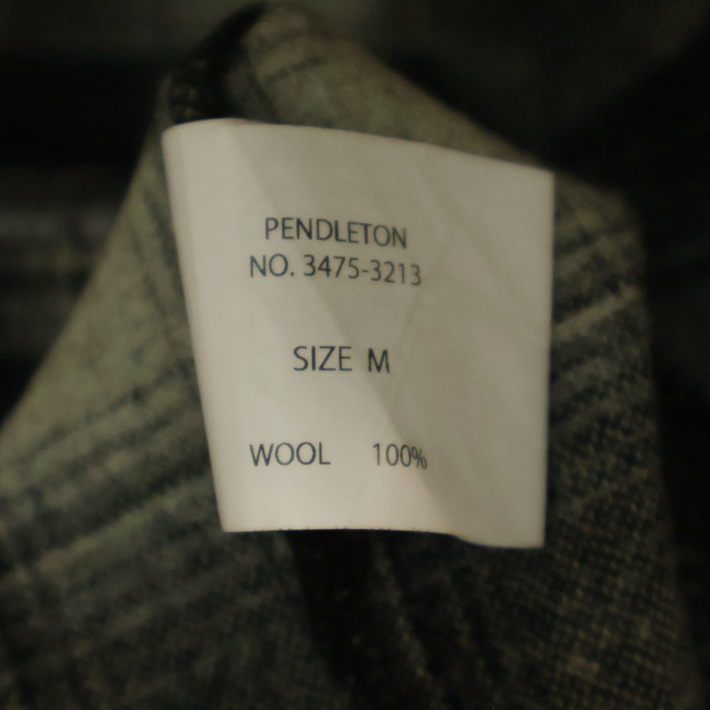 PENDLETON(ペンドルトン) チェック柄 フランネルシャツ 長袖シャツ ブラック 3475-3213