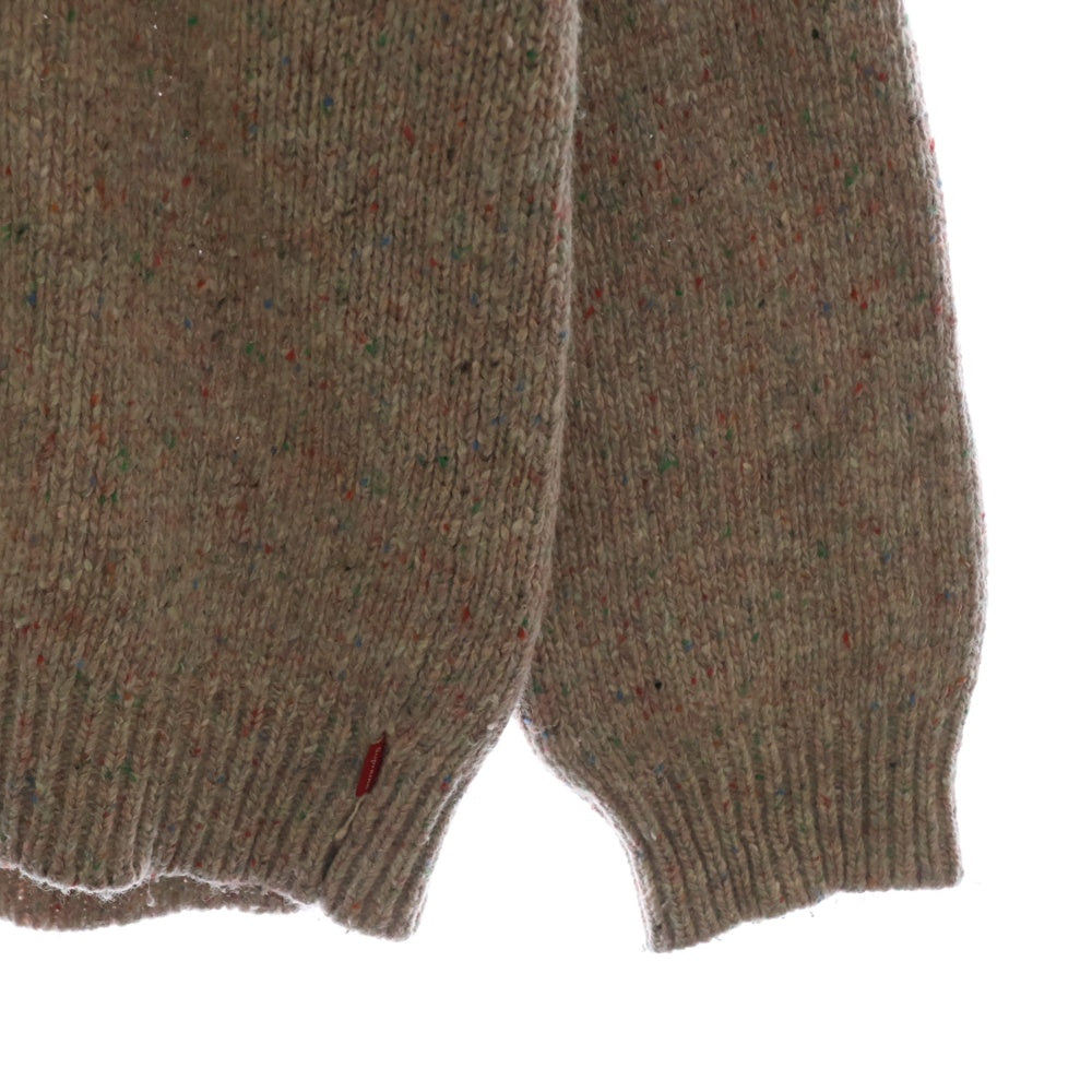 SUPREME(シュプリーム) 22AW small box speckle sweter スモールボックスロゴ スぺクル クルーネックセーター ニット マルチ