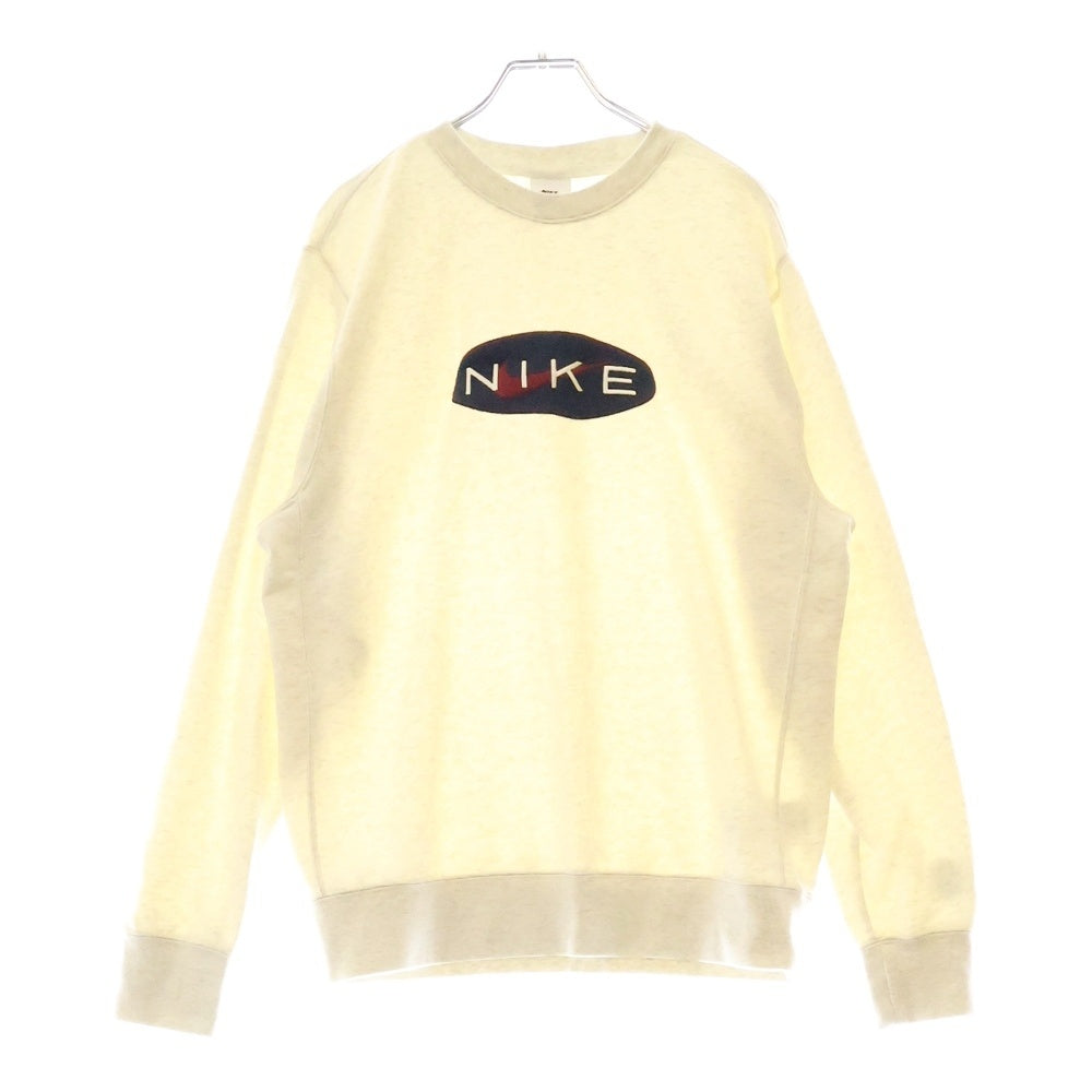 NIKE(ナイキ) NIKE AS M NSW CRW FT NCPS OATMEAL HEATHER クルーネックスウェットトレーナー アイボリー FZ4729-141