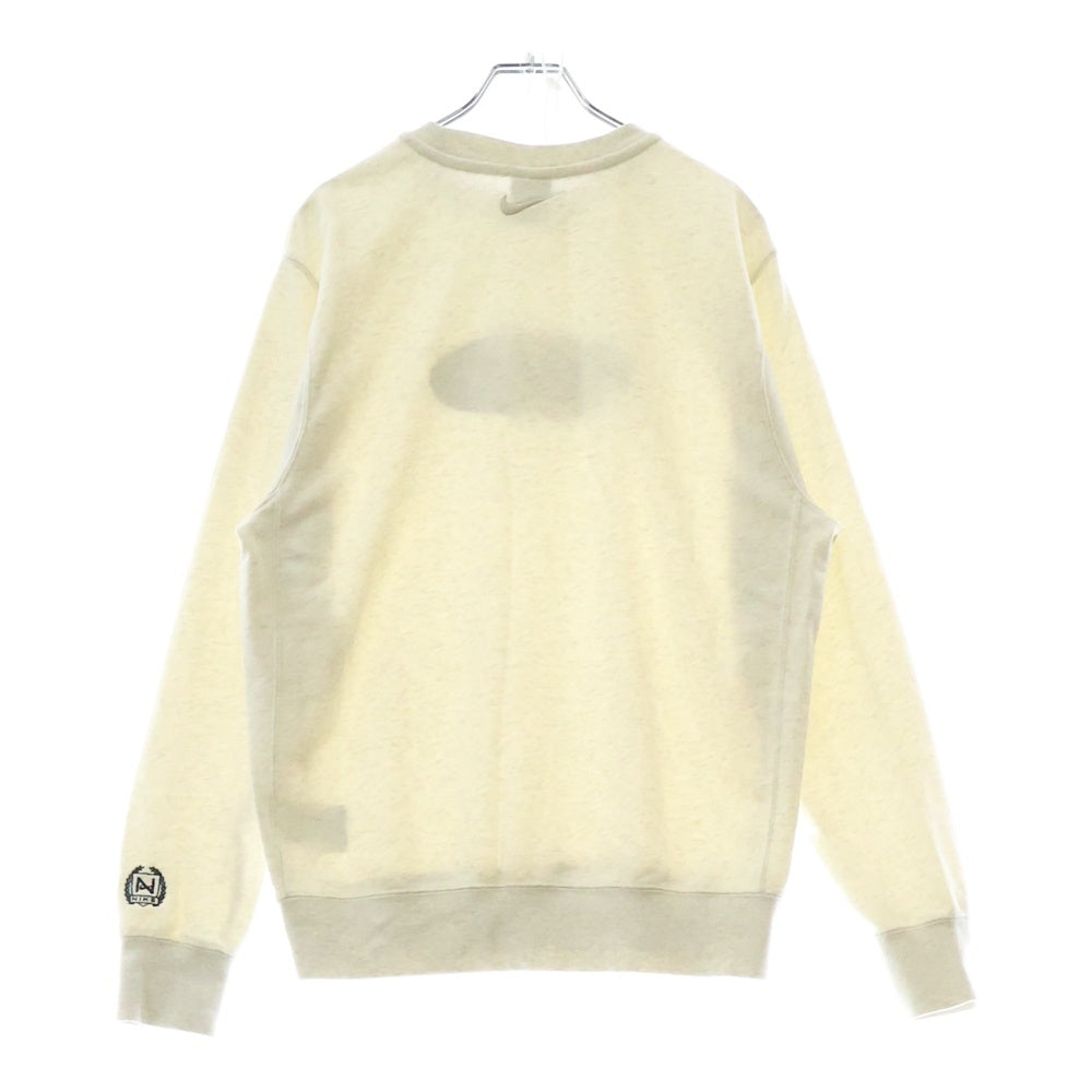 NIKE(ナイキ) NIKE AS M NSW CRW FT NCPS OATMEAL HEATHER クルーネックスウェットトレーナー アイボリー FZ4729-141