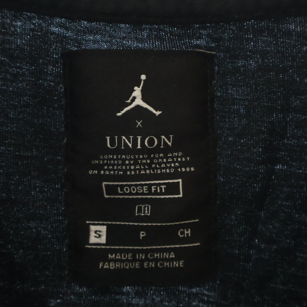 NIKE(ナイキ) Air Jordan Union Reverse Dunk T-Shirt エアジョーダン ユニオン 半袖Tシャツ ブラック CZ1457-010