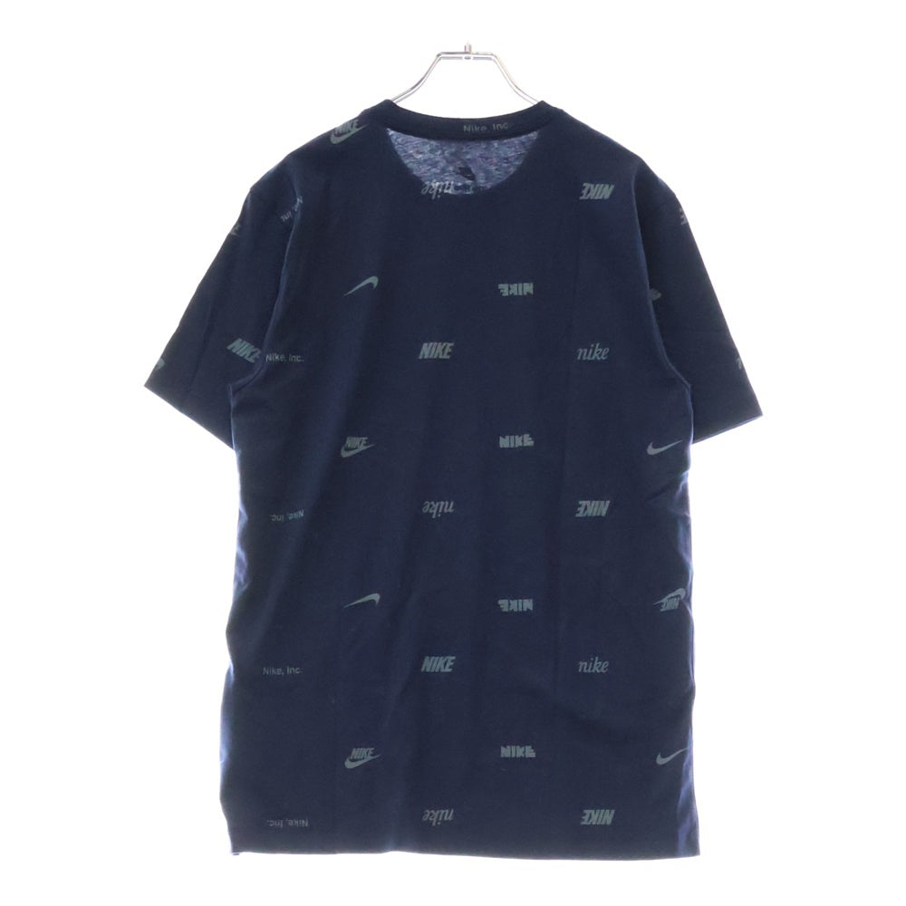 NIKE(ナイキ) NSW CLUB+ 総柄半袖Tシャツ ネイビー FD1280-410